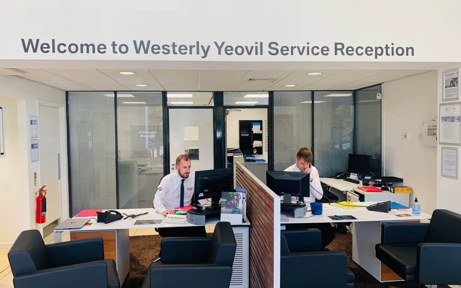 Westerly Yeovil service reception